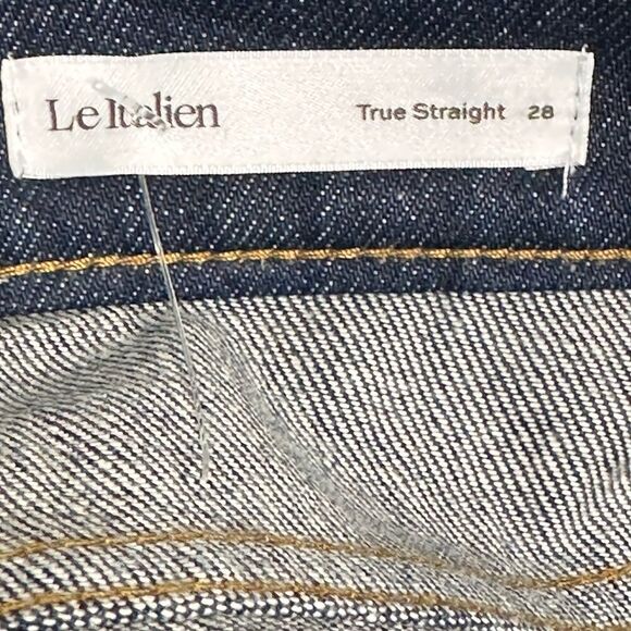 Frame Le Italien True Straight Dark Wash Jeans | Size 28 - Picture 9 of 9